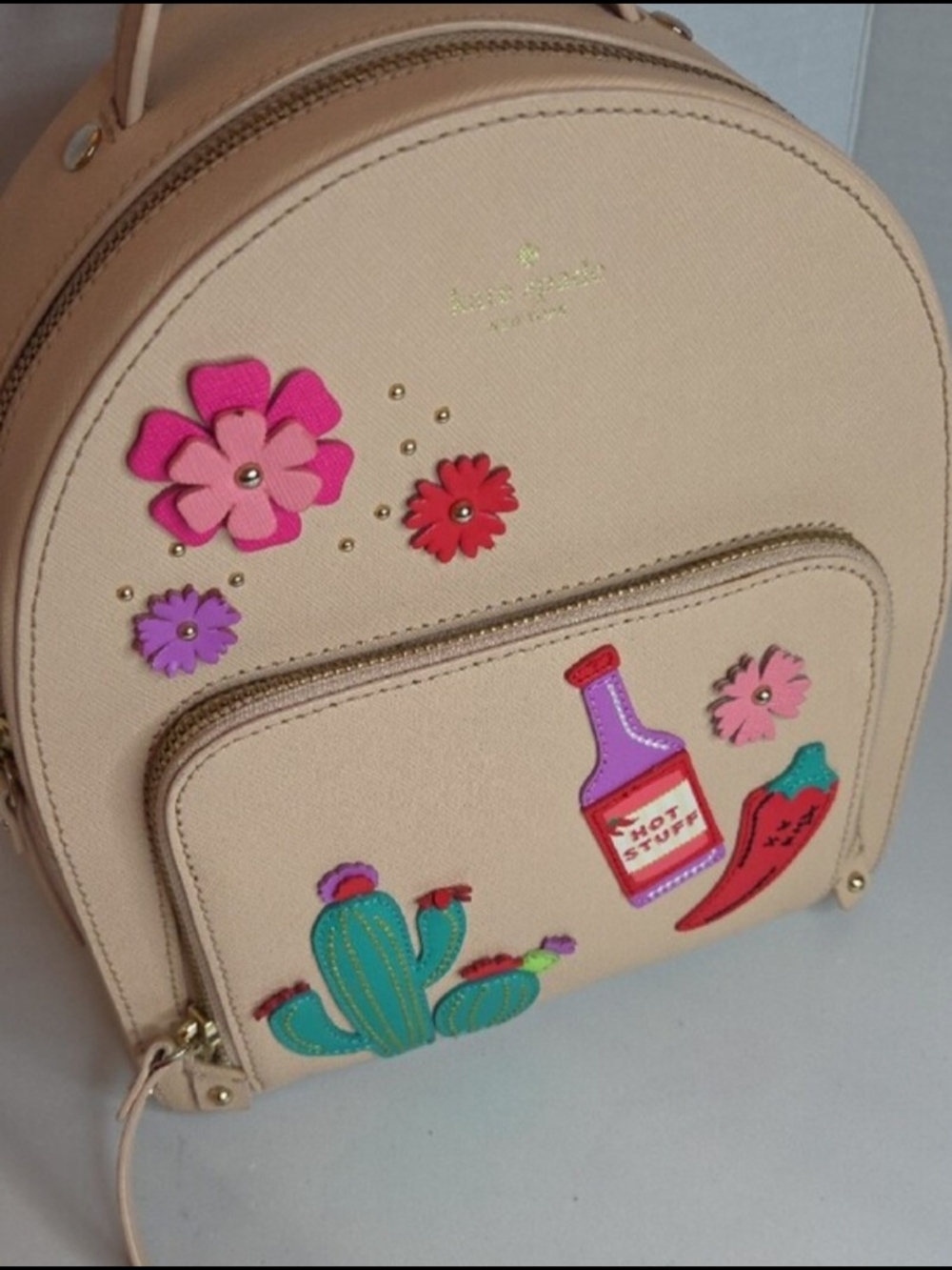 kate spade New York Cactus Tomi New Horizons Backpack Travel School Casual Cute - Picture 3 of 15